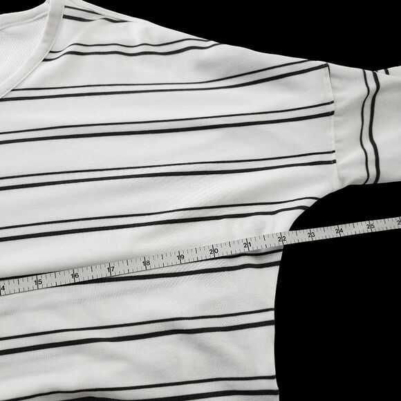 Exofficio Insect Shield Shirt Women's Large White Black Stripes Gorpcore Utility - Picture 9 of 11